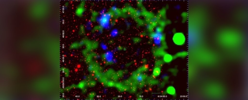 Un anneau mystérieux dans l’espace pourrait être la première supernova intergalactique connue