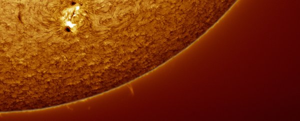 How paint and a speaker could explain the physics of the Sun's plasma jets