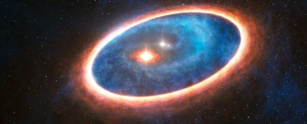 No uno, ni dos, sino tres sistemas planetarios se están formando alrededor de esta estrella binaria