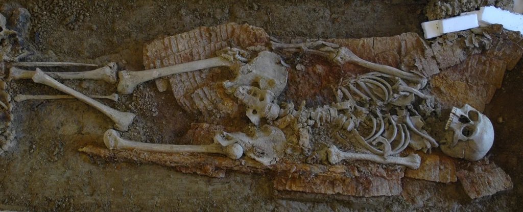 Avar body from the Derecske, Karakas-dűlő site. 
