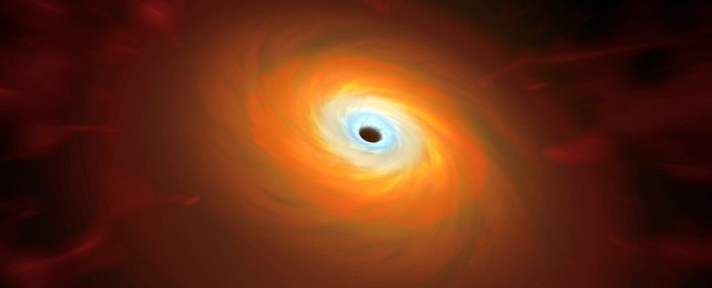 Illustration of a black hole. 