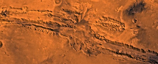 The largest marsquakes to date have been detected in the 'shadow zone'