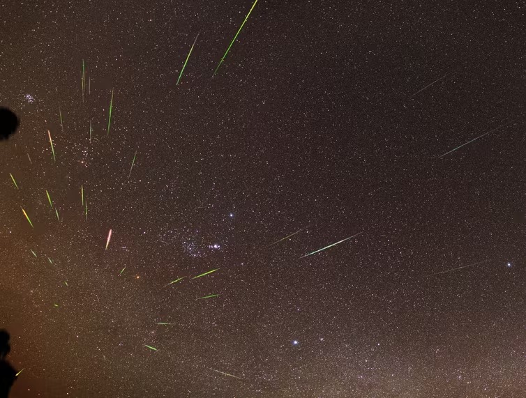 Meteor Shower With All The Meteors