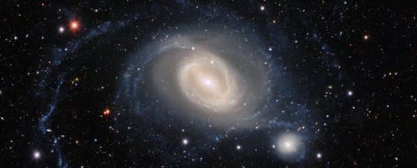 Take a look at this new image of a deceptively serene-looking galactic collision