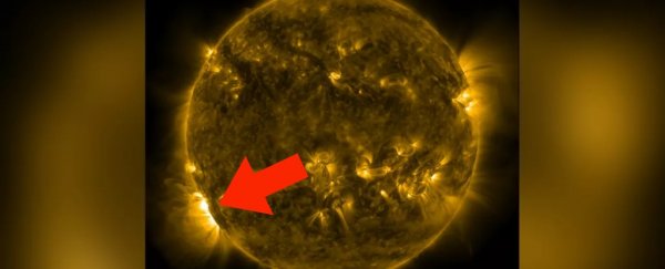 Huge solar flare bursting from the Sun is second of its kind this week, NASA says