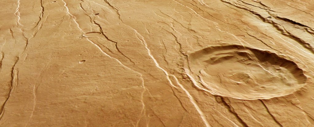 Breathtaking new images show giant 'claw marks' on the surface of Mars