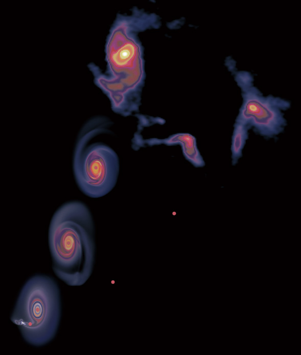Astronomers Discover a Bizarre Spiral Object Swirling Around The Milky Way's Center