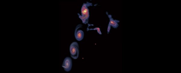 Astronomers discover a bizarre spiral object swirling around the Milky Way's center