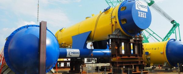 Japan is dropping a gargantuan turbine into the ocean to harness 'limitless' energy
