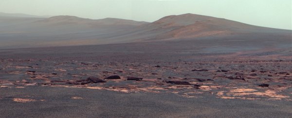 Mars has so much radiation, any signs of life would be buried six feet under