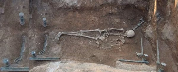 2,100-year-old skeleton of Greek woman found lying on bronze 'mermaid bed'