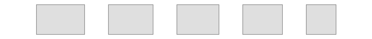 A series of different length rectangles.