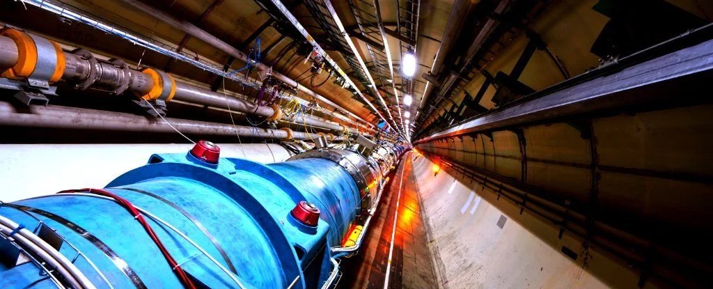  The Large Hadron Collider Is About to Ramp Up to Unprecedented Energy Levels  BrightBlueTubesGoingTHroughATunnel_1024