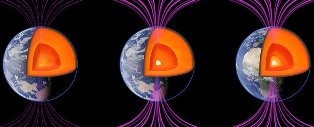 Magnetism in Ancient Crystals Reveals When Earth's Inner Core Emerged