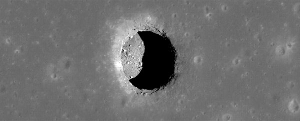 Strange Moon pits could have temperatures comfortable enough for humans to live in