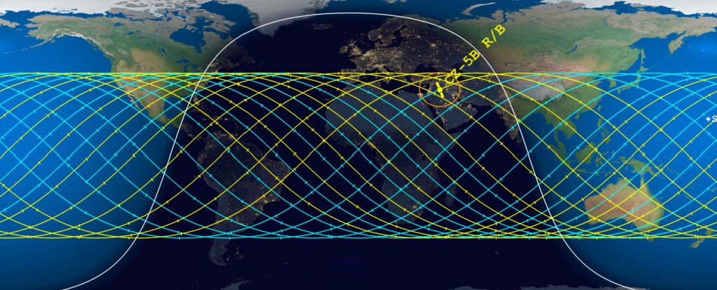 Part of a Massive, Uncontrolled Rocket Will Crash to Earth This Sunday. Here's W..