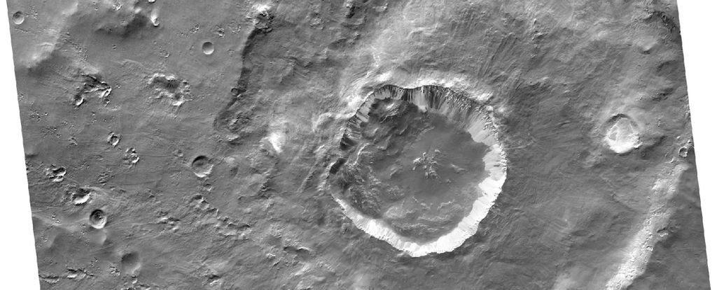 Karratha Crater, inside the larger Dampier Crater. 