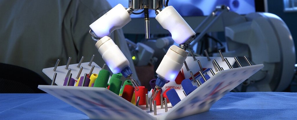 The MIRA surgical robot's hand. 