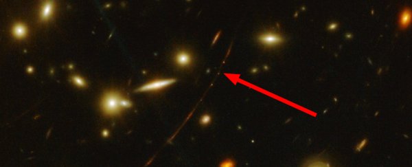 The James Webb Space Telescope has its first image of the most distant known star