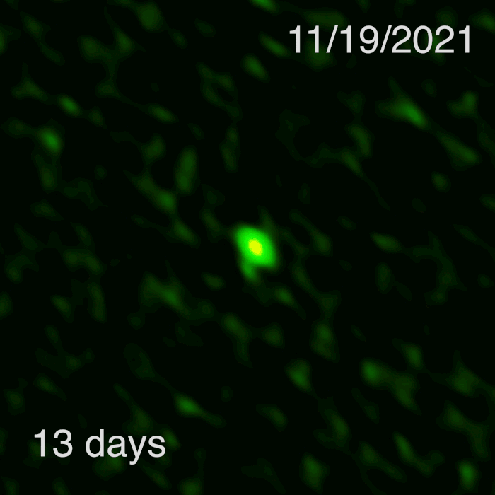 sgrb afterglow recorded by alma body