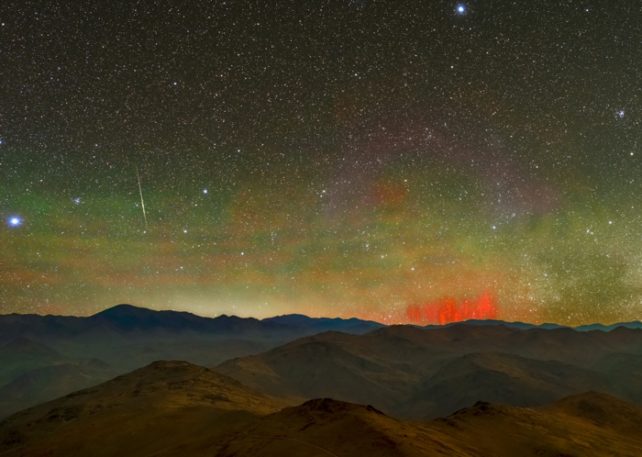 Rarely Seen 'Red Sprites' Have Been Glimpsed in The Sky Above Chile RedSpritesInChile-642x457