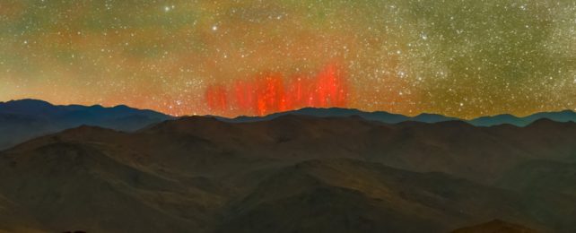 Rarely Seen 'Red Sprites' Have Been Glimpsed in The Sky Above Chile RedSpritesOverTheHorizon-642x260