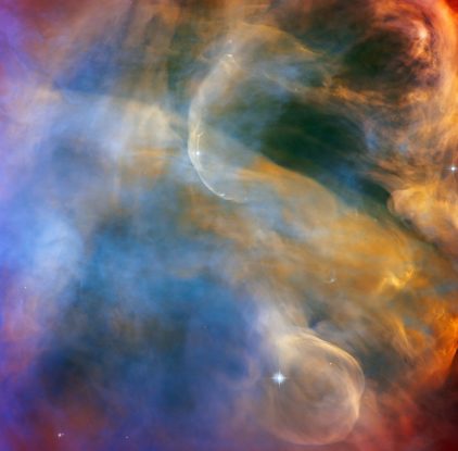 El primer plano de Hubble de la nebulosa de Orión parece un paisaje onírico surrealista: Science Alert