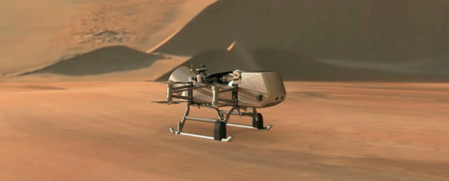 NASA Is Sending a Rotorcraft to Titan in 2027. Here's Where It Will Land. DragonflyProbe-642x260