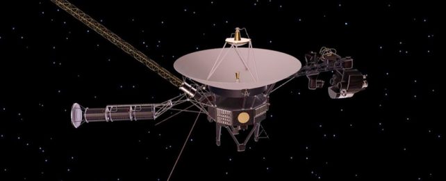 Voyager 1 in space