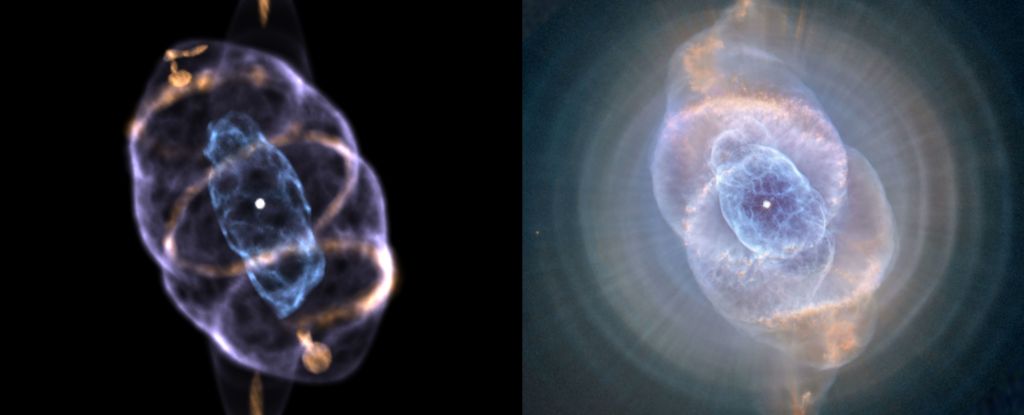 Un impresionante nuevo modelo 3D de la nebulosa ojo de gato podría ayudarnos a resolver sus misterios: ScienceAlert