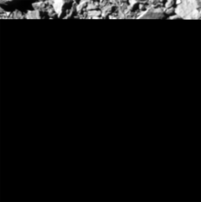 Incomplete image of asteroid moon Dimorphos