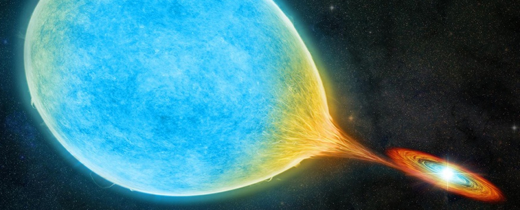 A Vampire Star And Its Victim Have Been Found in The Tightest Embrace Yet