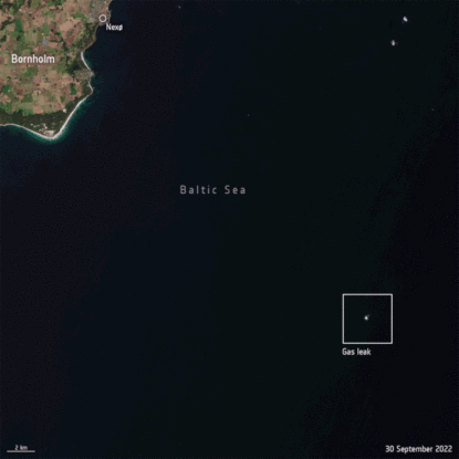 Giant Methane Leak From Nord Stream Pipeline Detected From Space