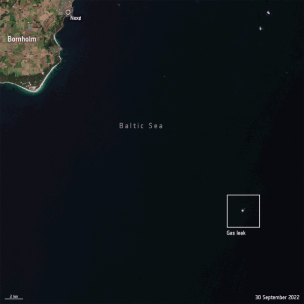 Giant Methane Leak From Nord Stream Pipeline Detected From Space