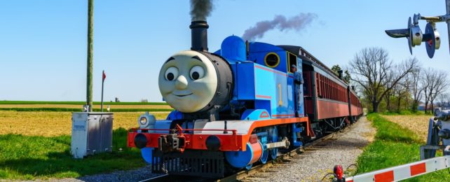 Thomas The Tank Engine Train On Fine Day