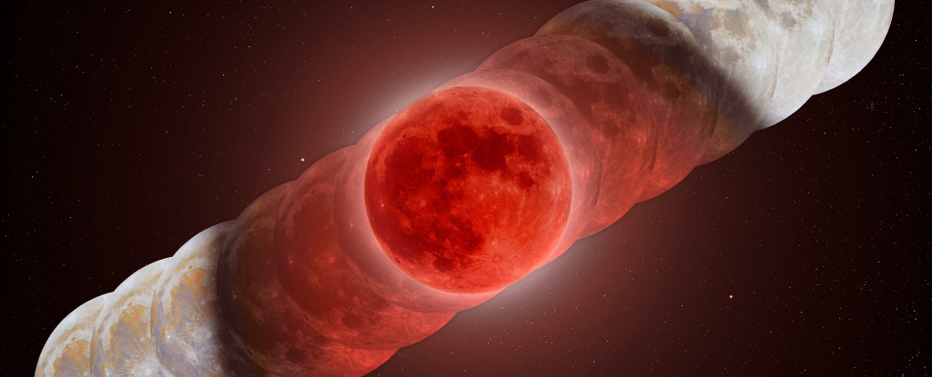 This Lunar Eclipse Composite Is So Stunning, We Can't Believe It's Real