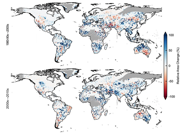 Small Lakes Keep Growing Across The Planet, And It's a Serious Problem LakesMap
