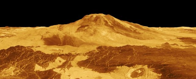 Volcano On Venus