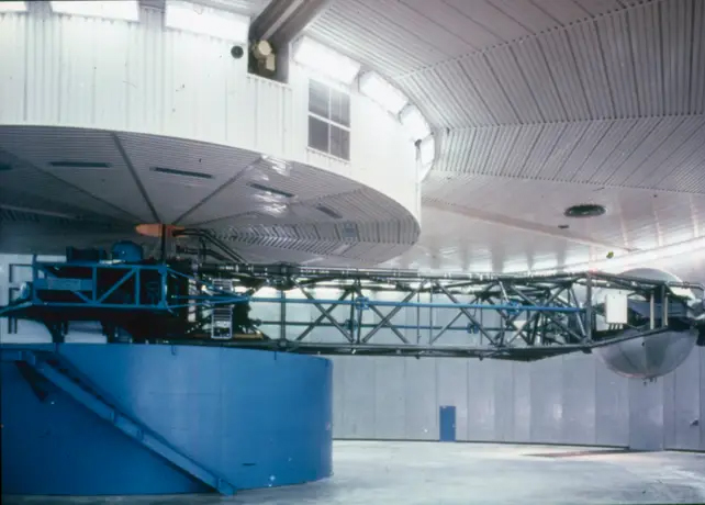 the long arm of a large centrifuge