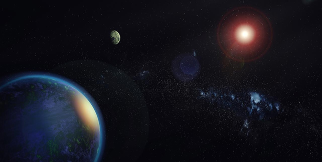 Exoplaneten-Illustration