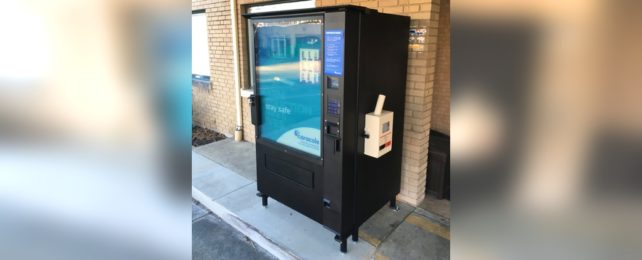 Vending Machine Outside Building