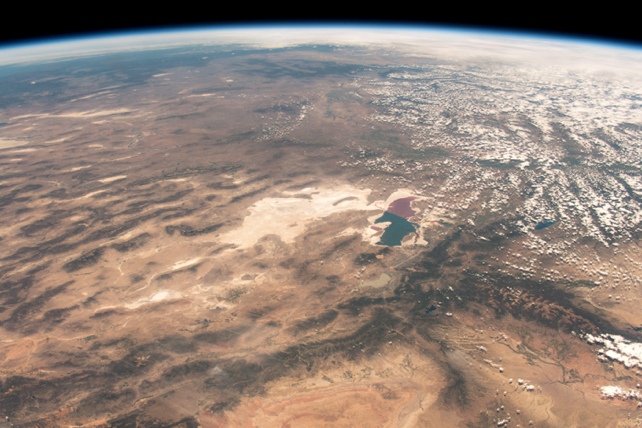 The Great Salt Lake seen from space