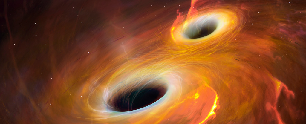 Pochodzenie podwójnych czarnych dziur może być ukryte w ich wirowaniu, wynika z badań: ScienceAlert