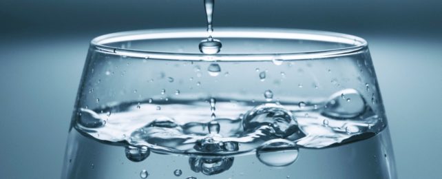 Water Bubbles In Glass