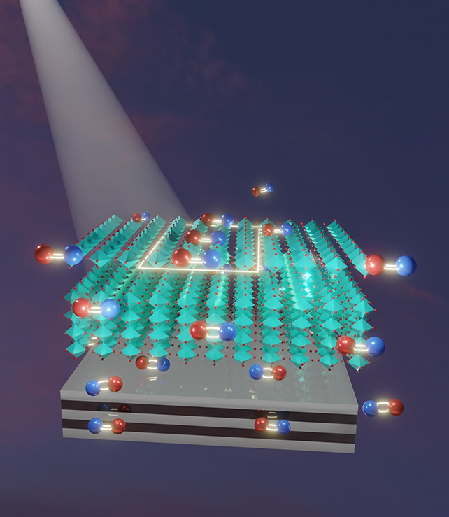 Solar cell illustration