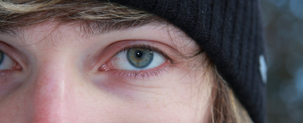 Close up of a man's eye