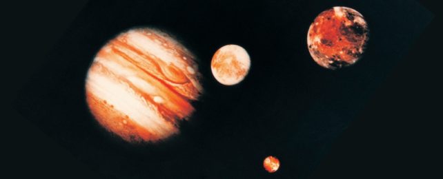 Jupiter's Largest Moons All Have Aurorae That Glow Deep Red And 15x Brighter Than Ours