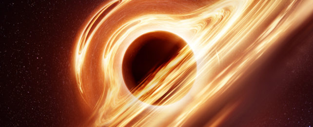 An illustration of a black hole.