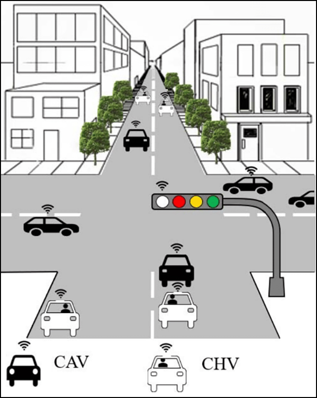 Traffic light white phase