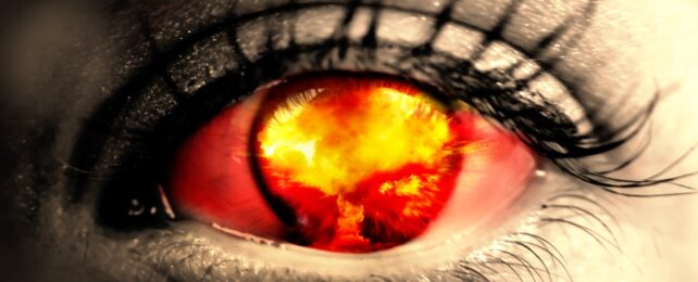 Eye Envisions Giant Nuclear Explosion
